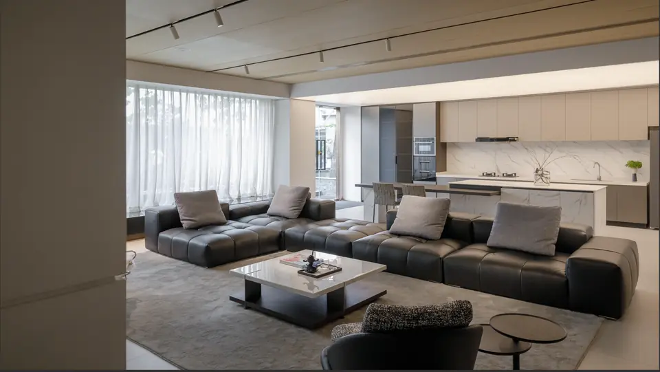 Modular sectional from the manufacturer's catalog
